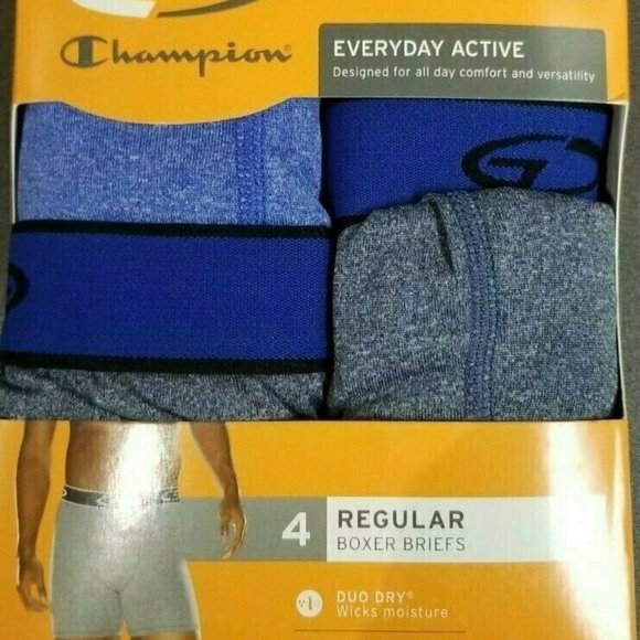 c9 champion men's power cool long leg boxer briefs